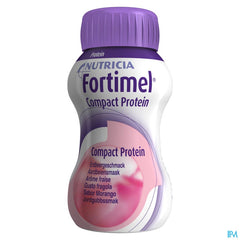 Fortimel Compact Protein Goût Fraise Bouteilles 4x125ml