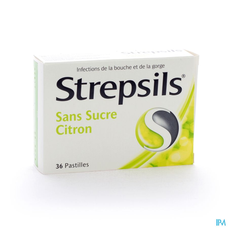 Strepsils S/sucre Citron Past 36