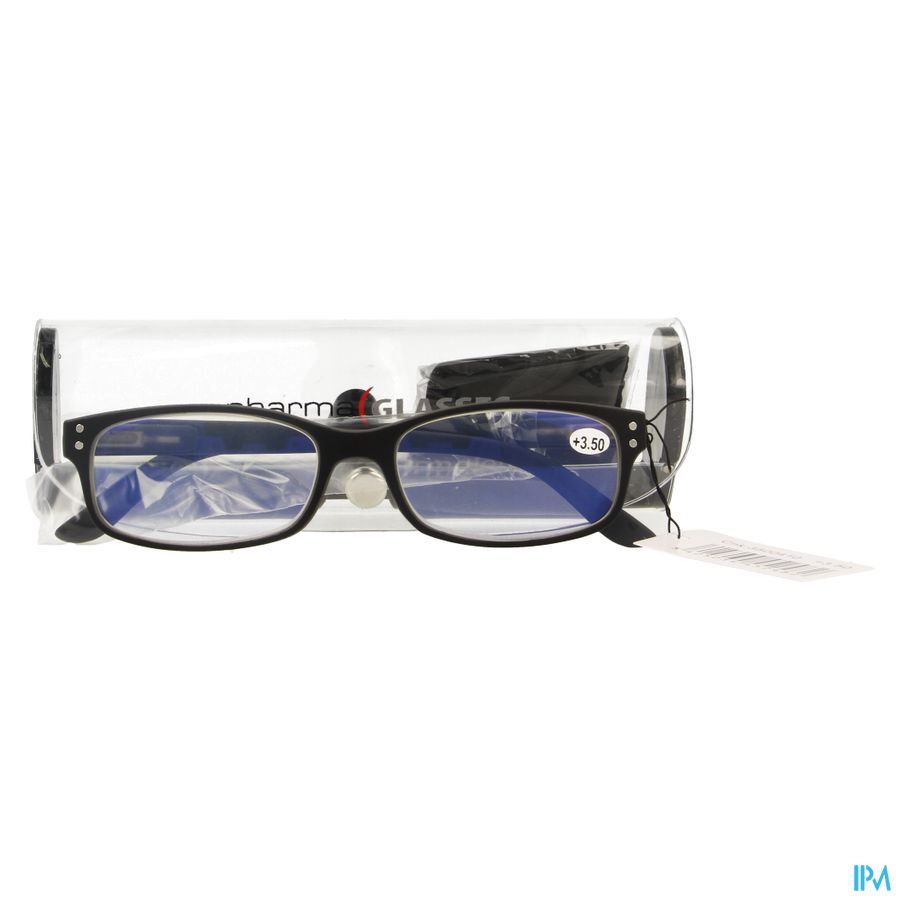 Pharmaglasses Visionblue Pc01 Lun.lect.+3.50 Black