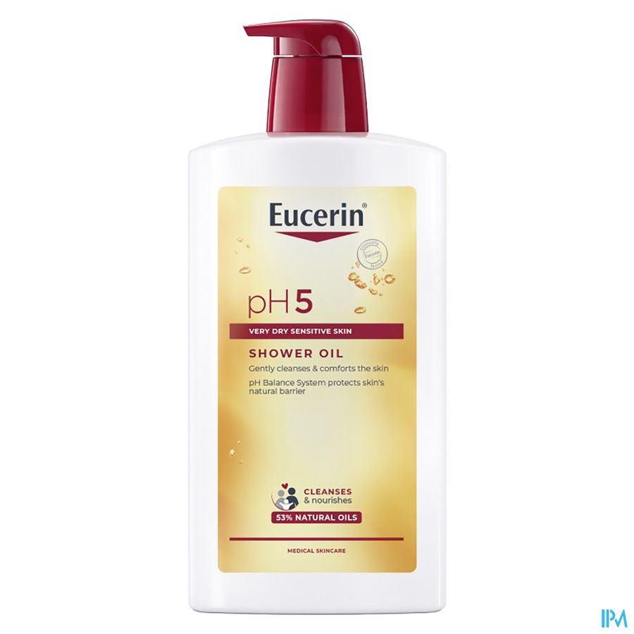 pH5 Huile de Douche Peau Sèche et Sensible avec pompe 1000ml