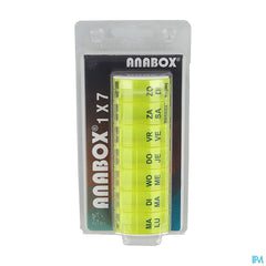 Anabox Pilulier Semaine Jaune
