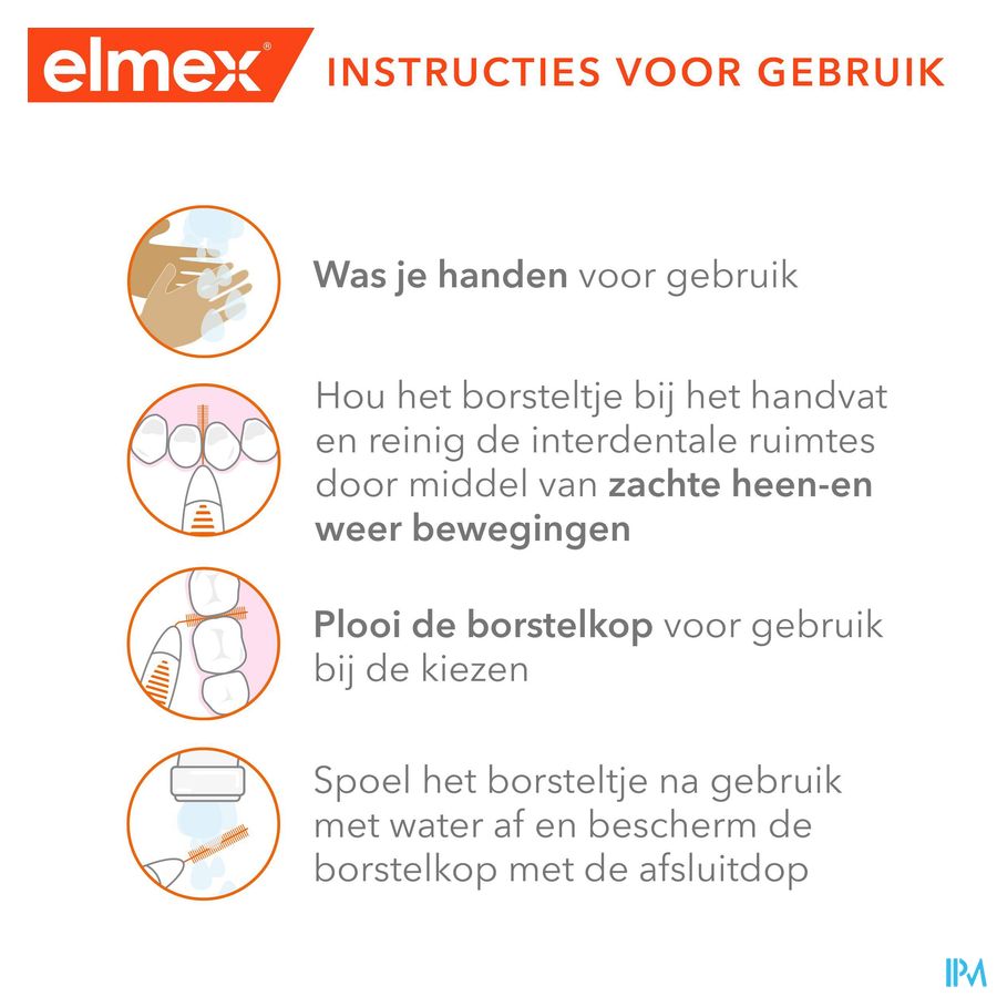 Elmex Set Brossettes Interdentaires Iso 4 1,3mm 8