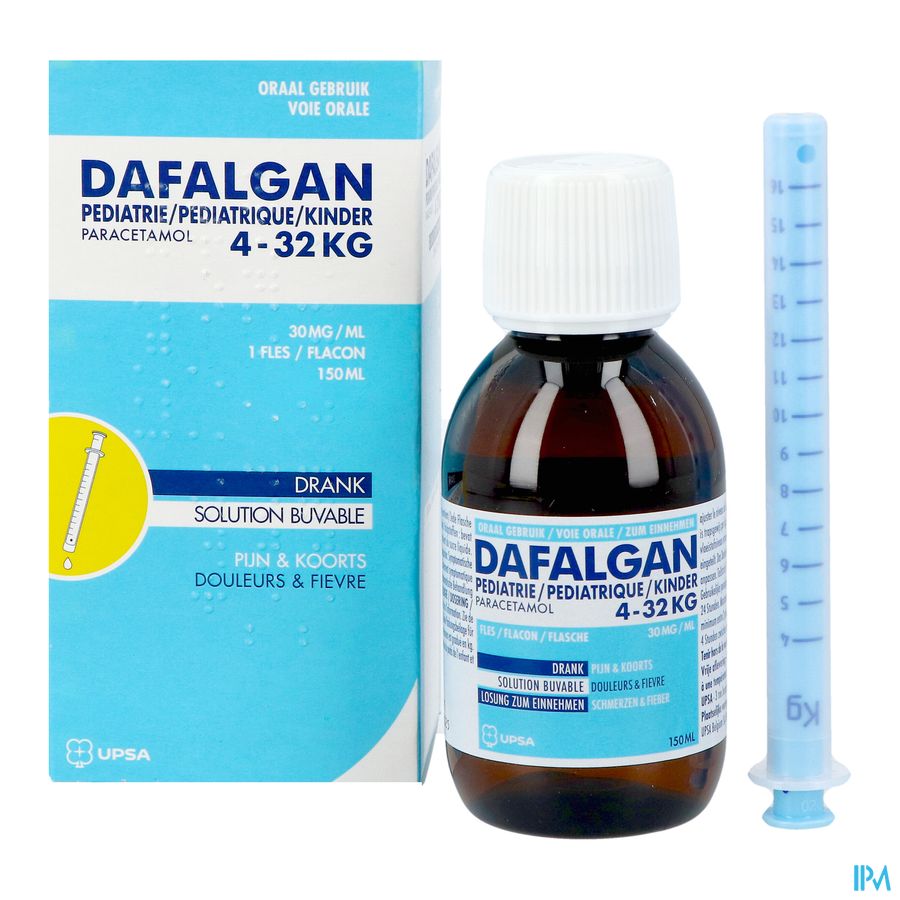 Dafalgan Pediatrie 30mg/ml Sirop 150ml