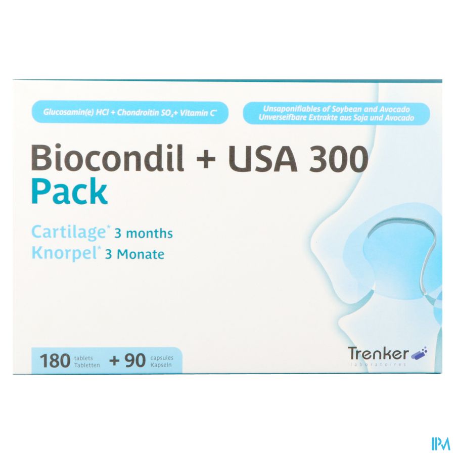 Biocondil Usa 300 Comp Pell 180 + Caps 90 Nf