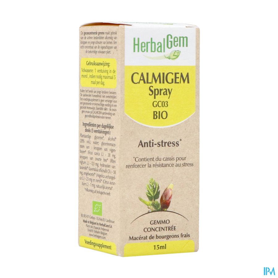 Herbalgem Calmigem Spray Bio 15ml