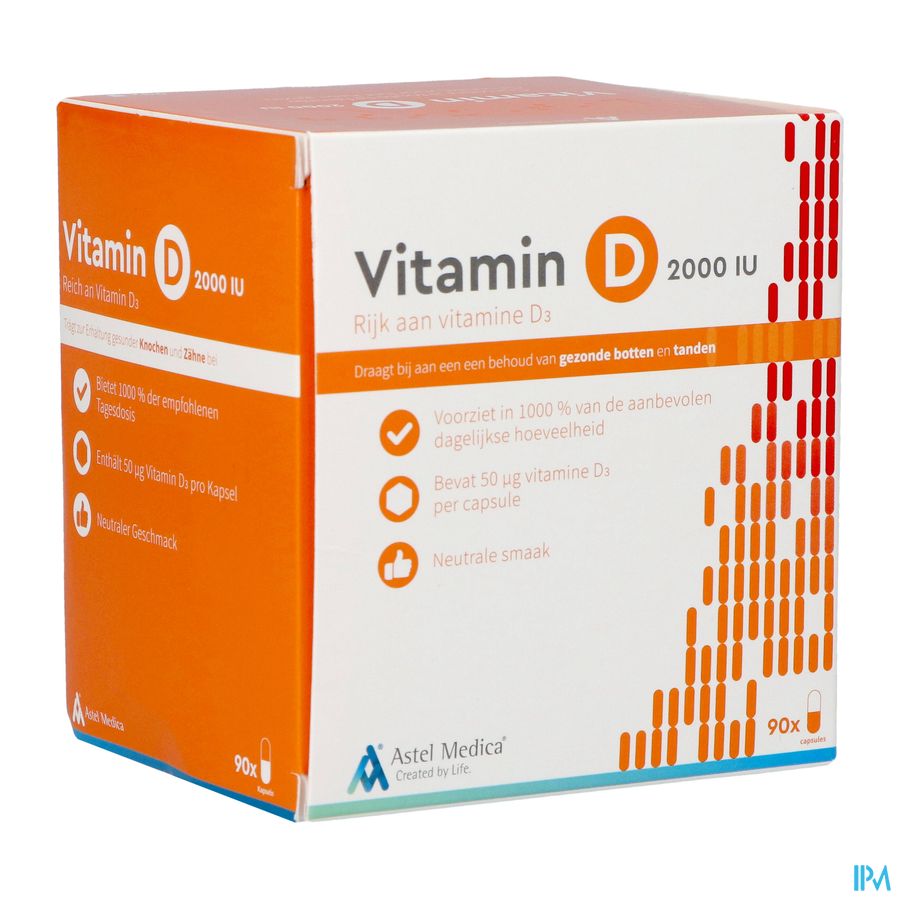 Astel Vitamin D 2000iu Caps 90