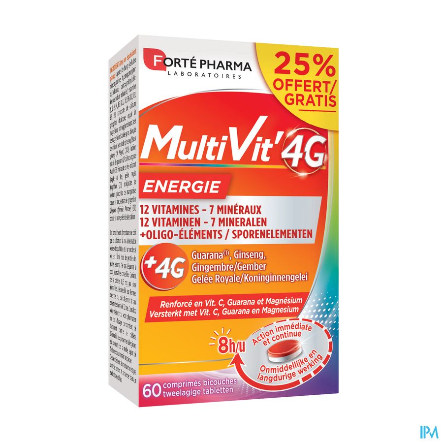 Multivit' 4g Energie Comp 60