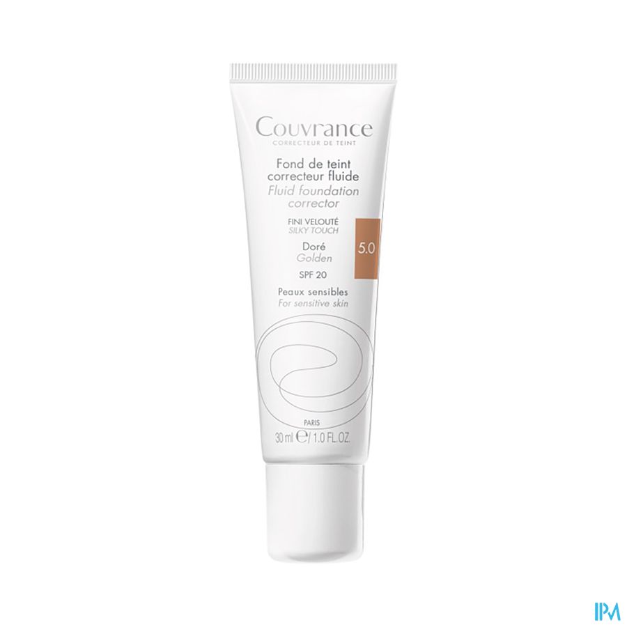 Eau Thermale Avène - Couvrance Fond de teint correcteur fluide Doré