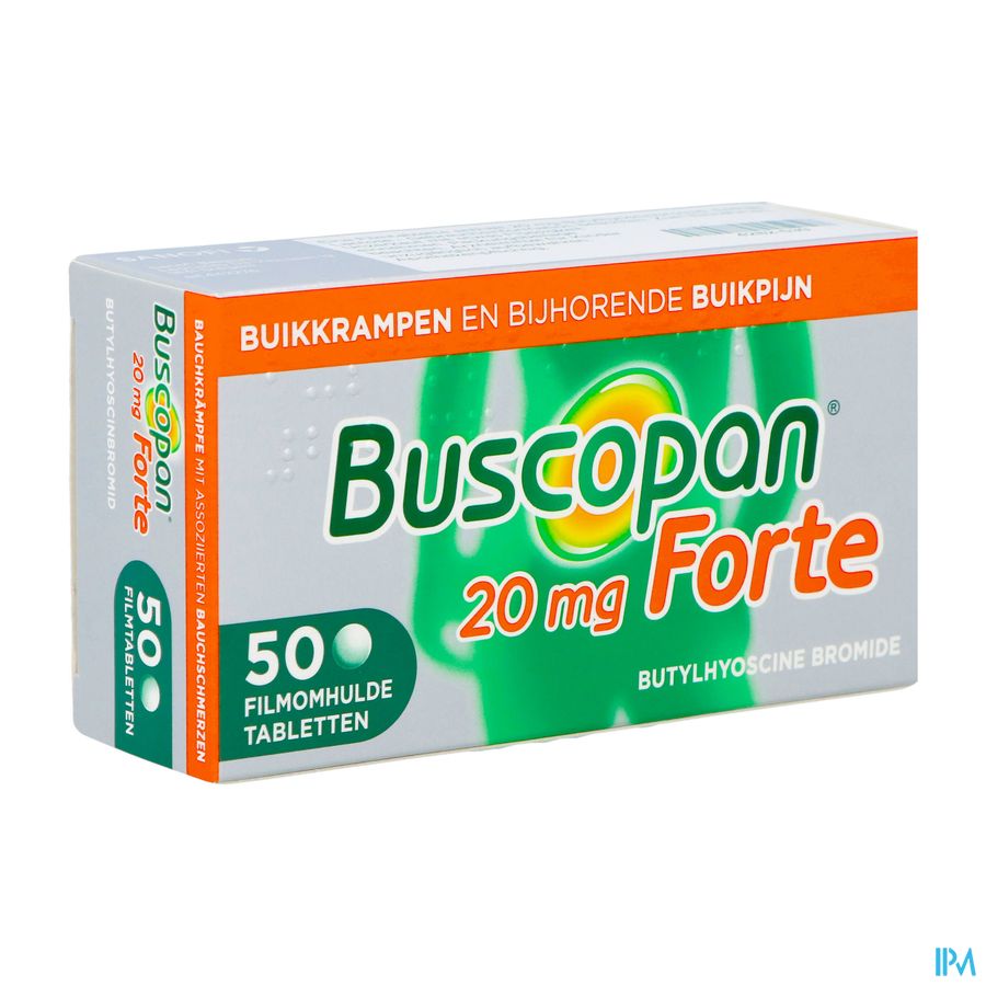 Buscopan Forte 20mg Comp 50 - Crampes et Maux de ventre