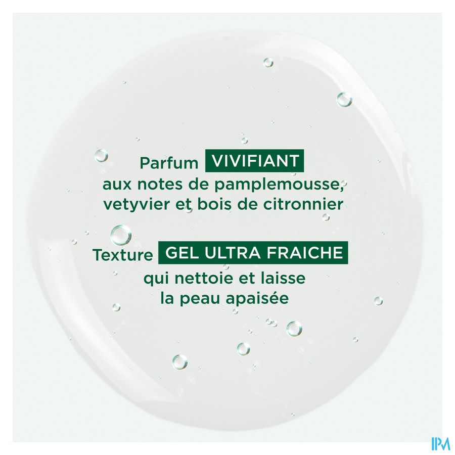 Klorane - Gel douche au Cupuaçu BIO - Zeste d’Agrumes - Tous types de peaux