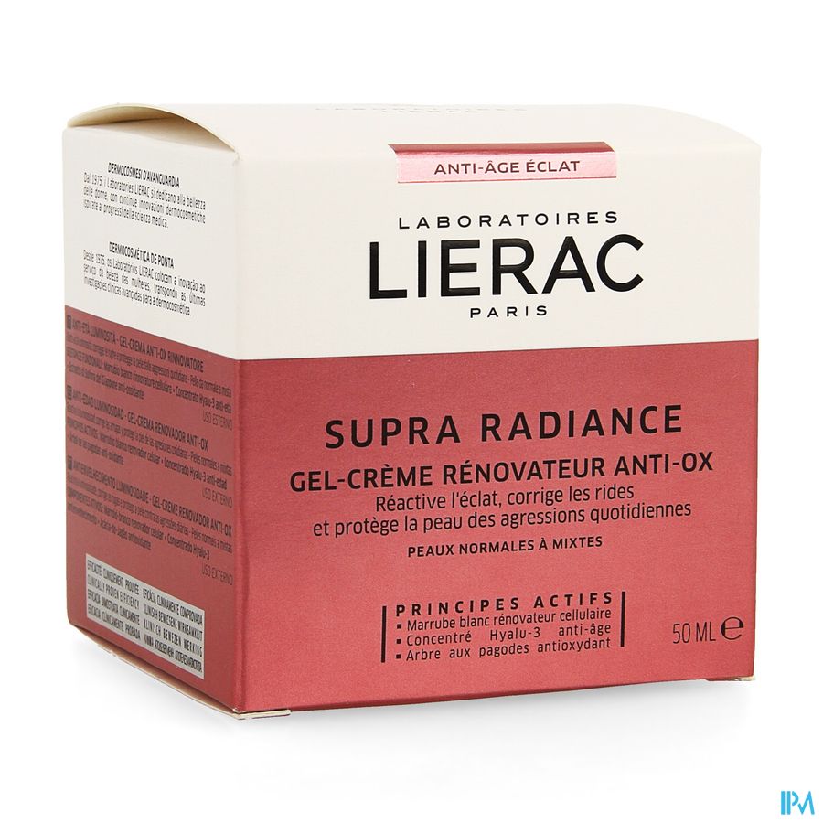 Lierac Supra Radiance Gel Pot 50ml