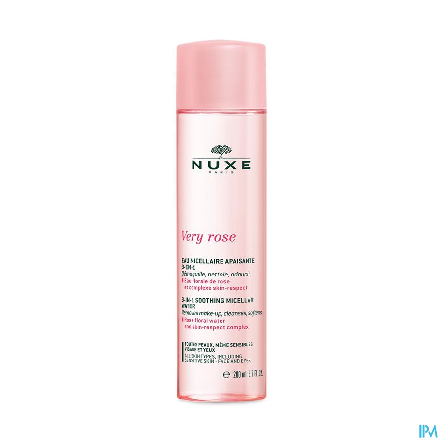 Nuxe Very Rose Eau Micellair Apais. 3en1 Pn 200ml