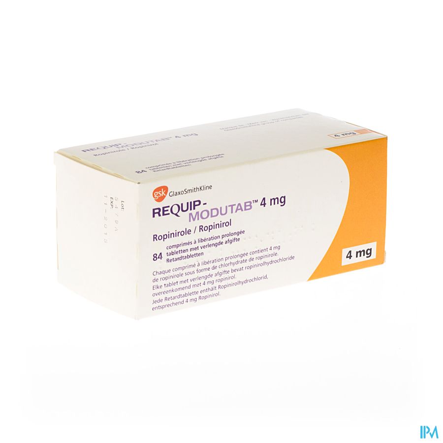 Requip Modutab Comp 84 X 4,0mg