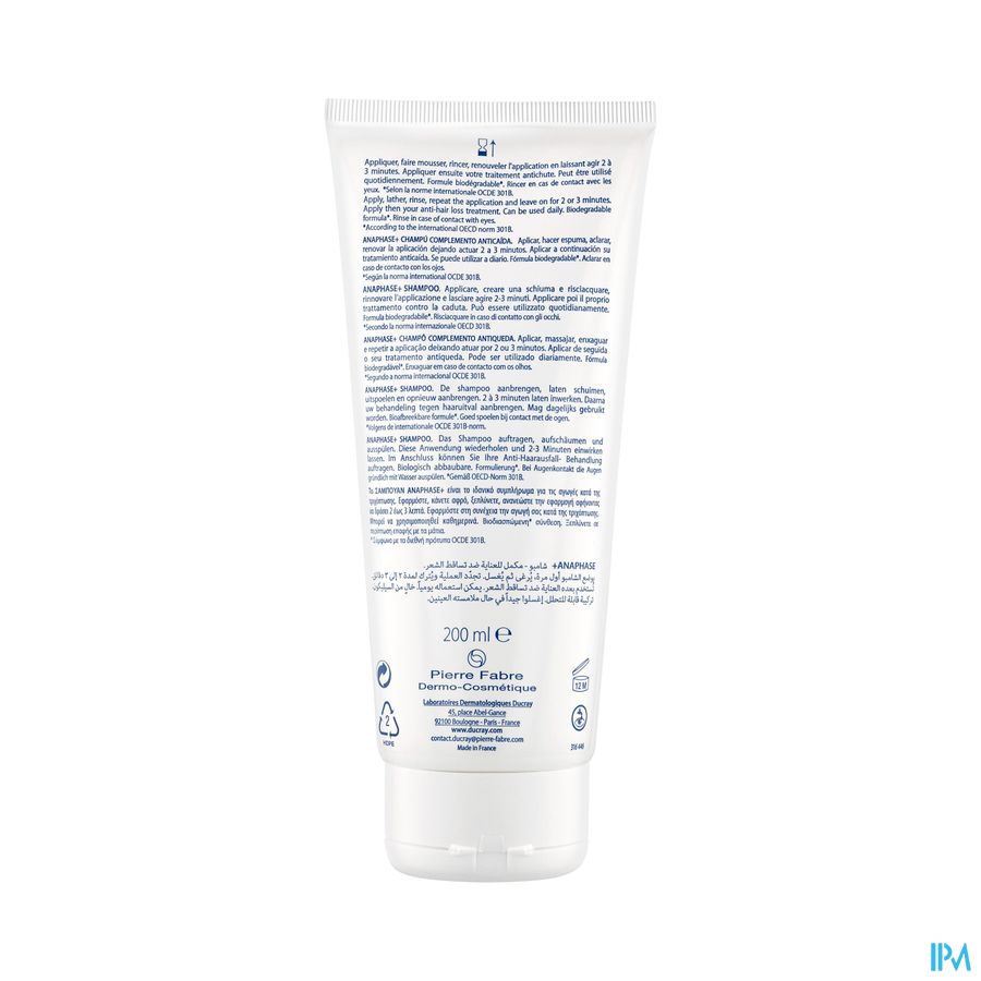Ducray ANAPHASE+ shampooing antichute de cheveux 400ml