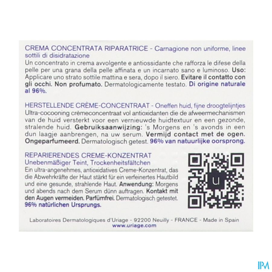 Uriage Bariederm Cica Daily Conc. Cr Rep 50ml
