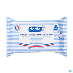 Dodie Lingettes Nettoyant.dermo-apaisantes 3en1 60