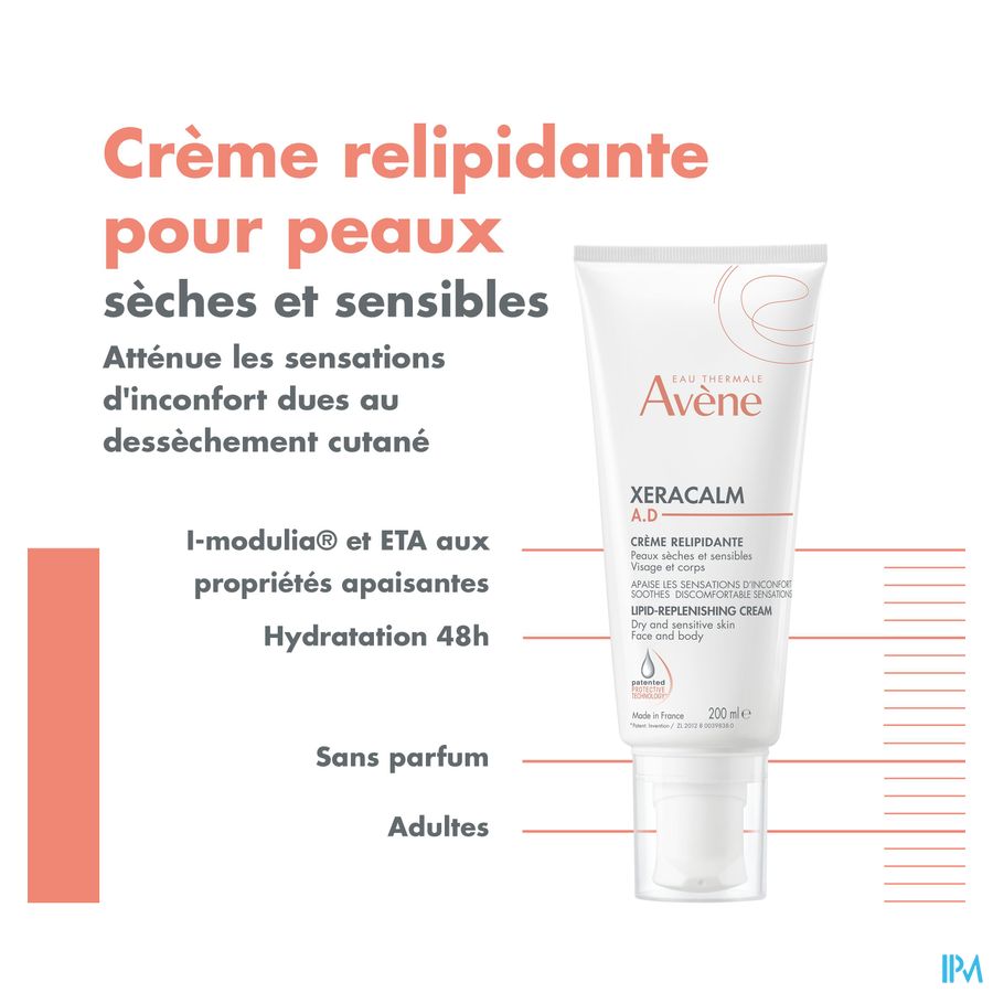 Eau Thermale Avène Crème relipidante XERACALM A.D