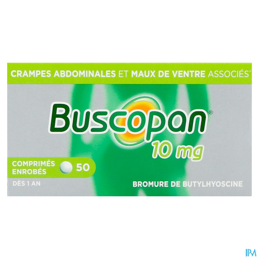 Buscopan 10mg Comp 50 - Crampes et maux de ventre