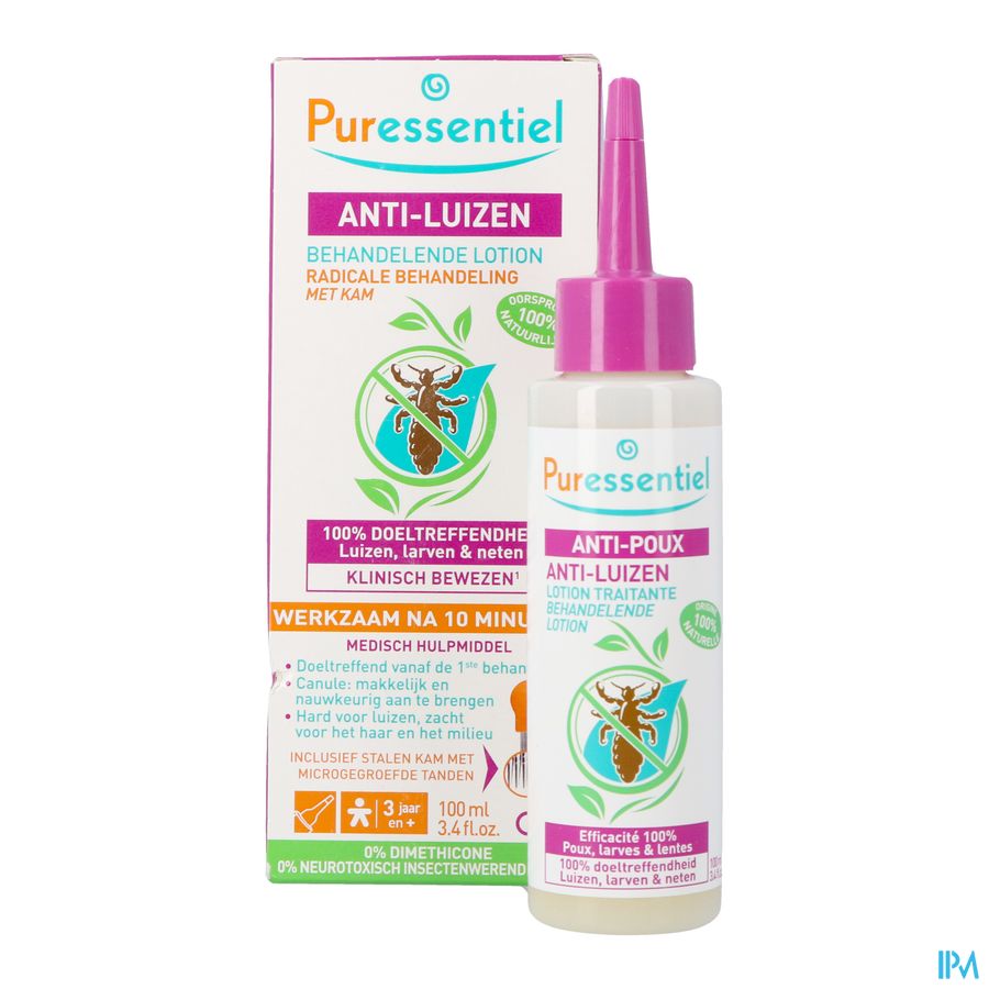 Puressentiel Anti-poux 100ml + Peigne