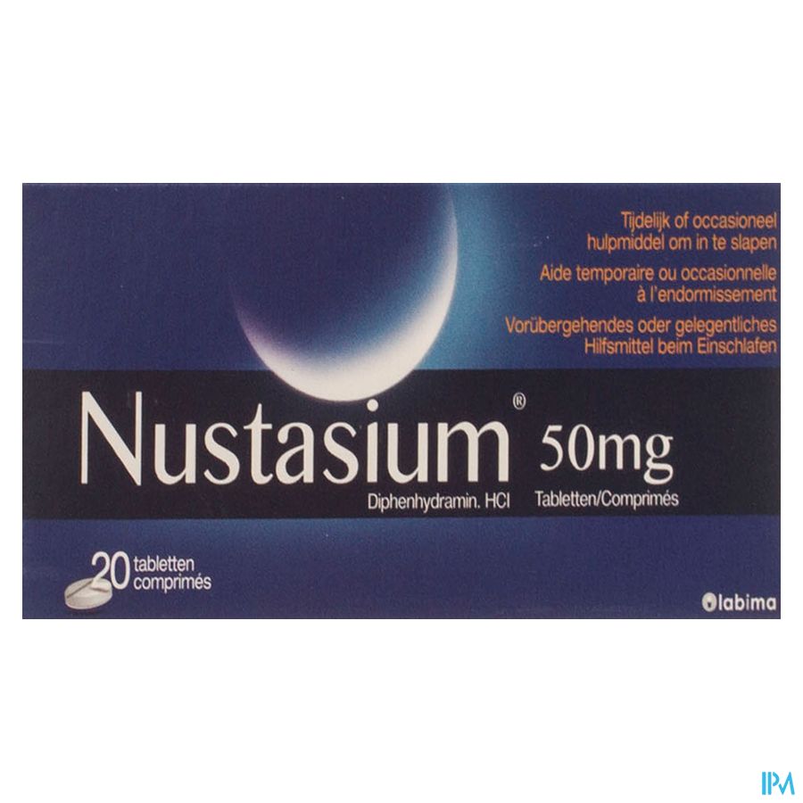 Nustasium 20 comprimés - troubles d'endormissement & insomnie occassionnelle