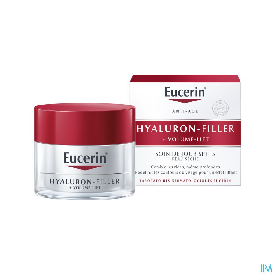 Hyaluron-Filler + Volume-Lift Soin de Jour SPF 15 Peau Sèche Anti-Rides & Anti-Âge Pot 50ml