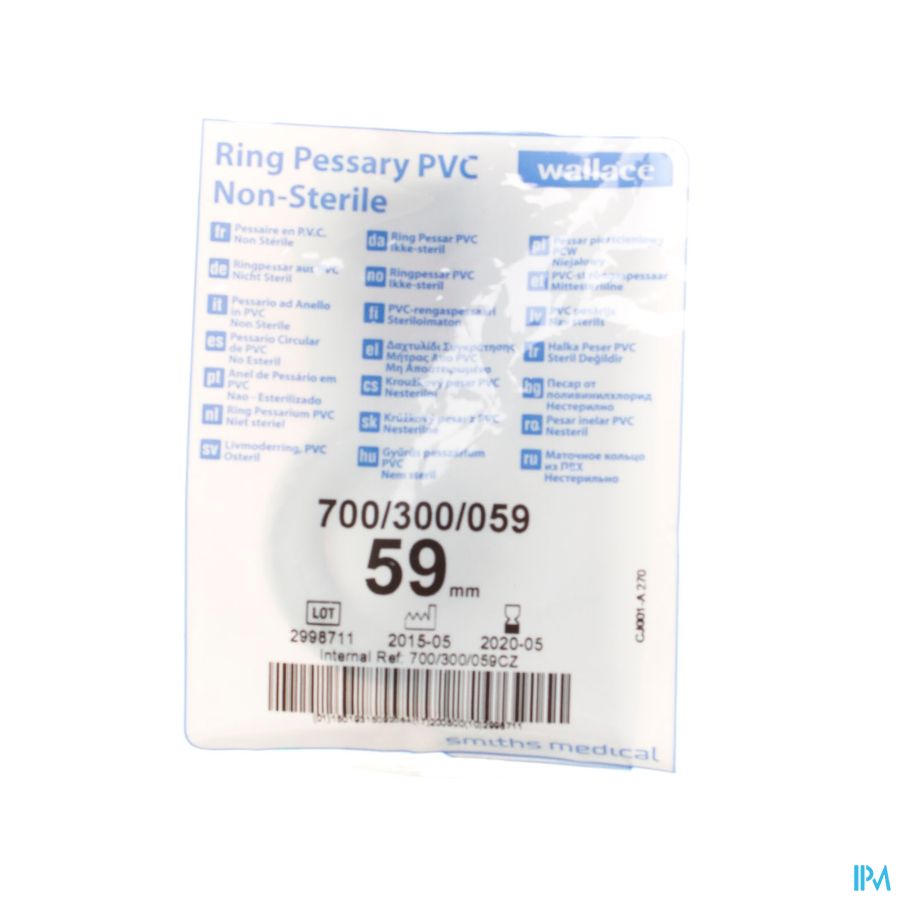 Portex Pessaire Vinyl 59mm 1