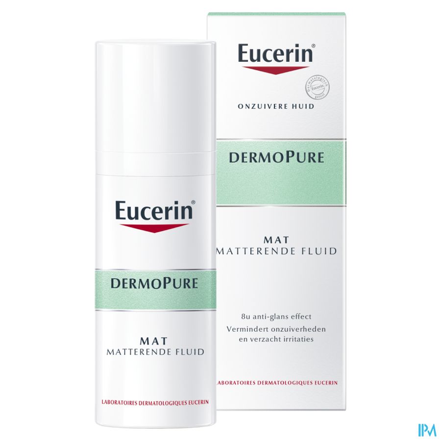 DermoPure MAT Fluide Matifiant Acné Peau à Imperfections avec pompe 50ml