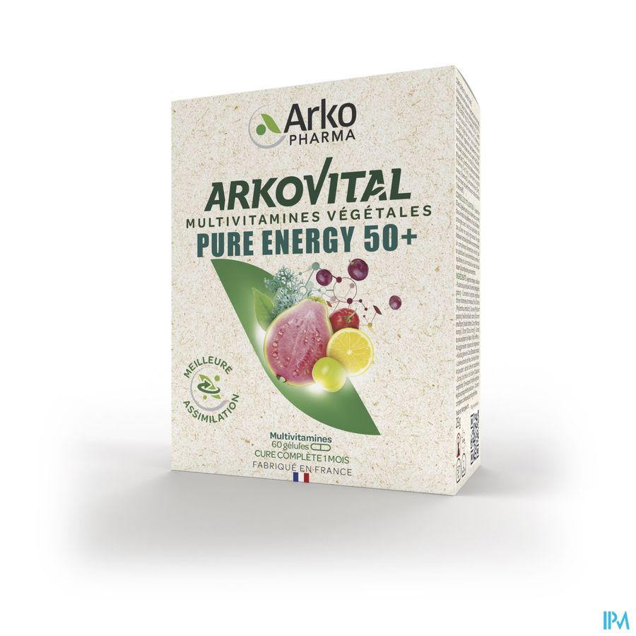 Arkovital Pure Energy 50+ Caps 60