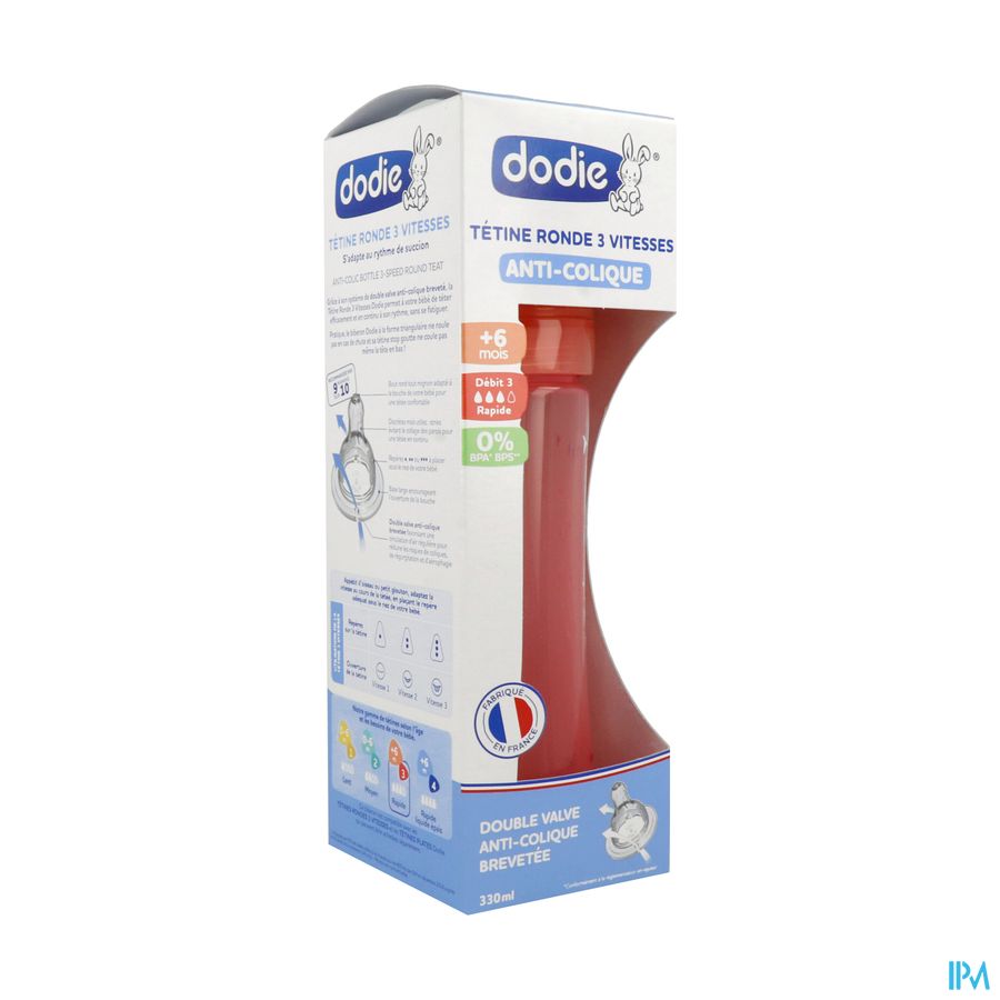 Dodie Biberon Initiation+ Rose Danseuse 330ml
