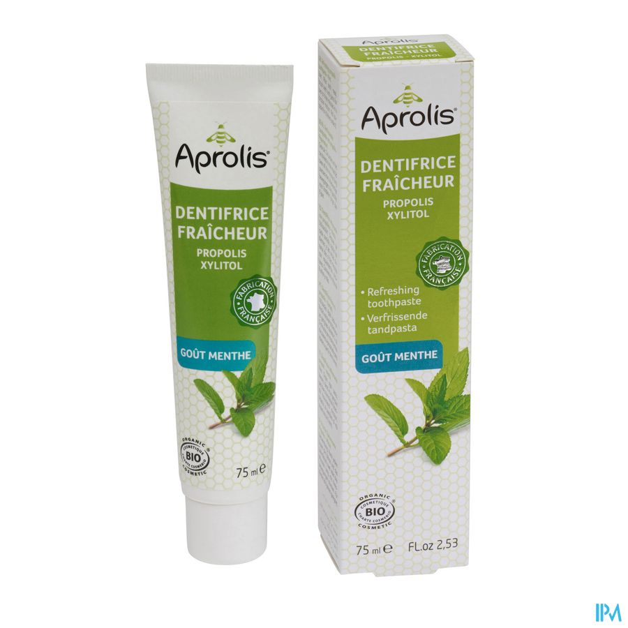 Dentifrice Fraicheur Aprolis Bio Tube 75ml