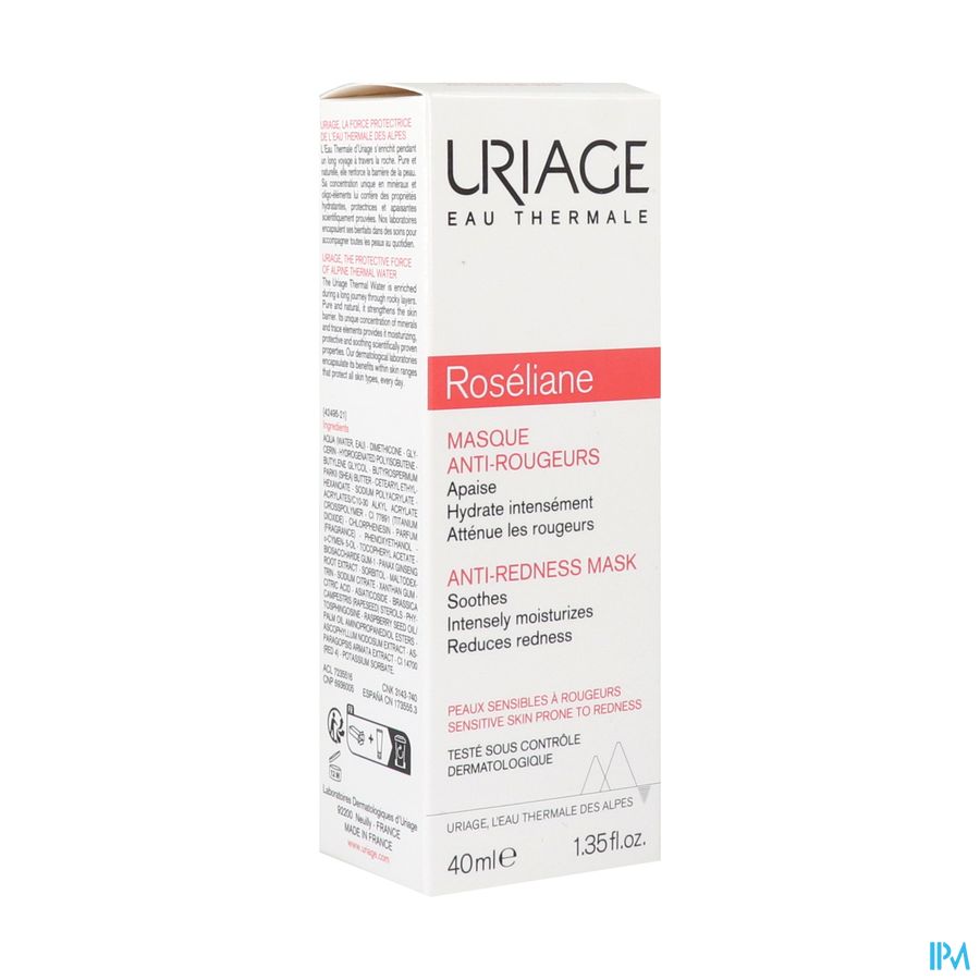 Uriage Roseliane Masque Apaisant Tube 40ml