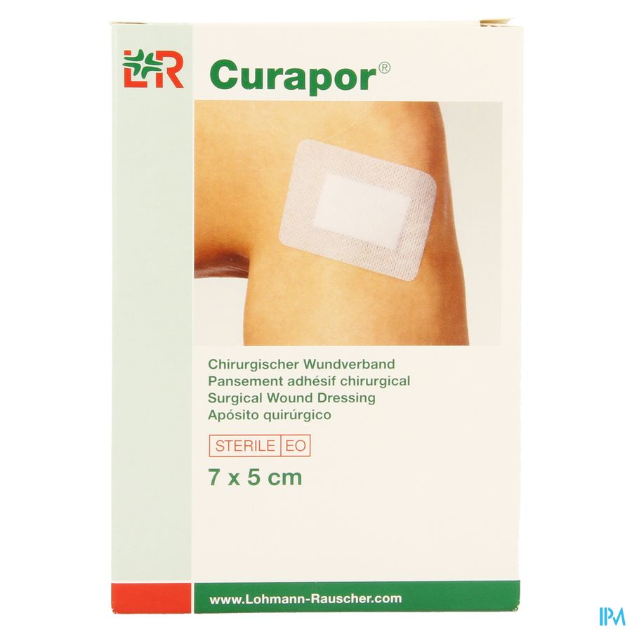 Curapor Pans Chirurg. Sterile 7cmx 5cm 5 32902