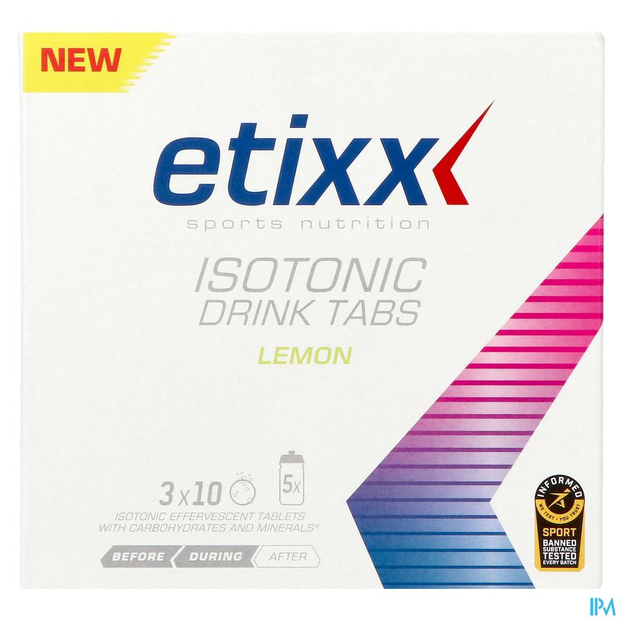 ISOTONIC DRINK TABS LEMON 3x10 EFF. T.