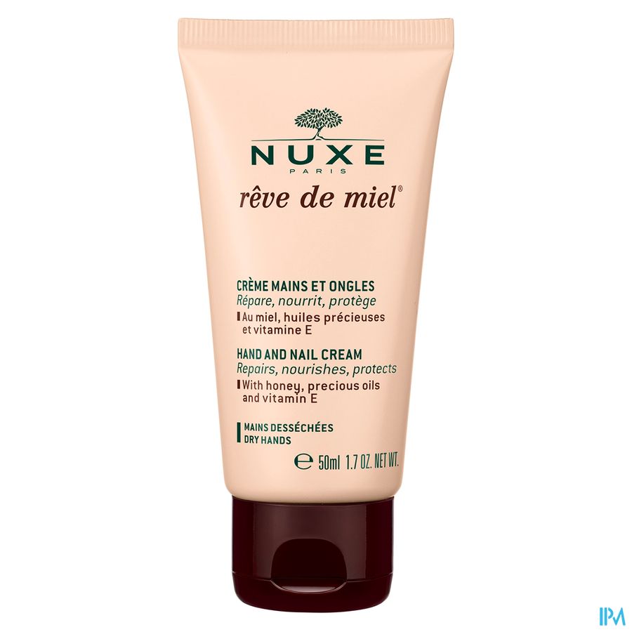 Nuxe Reve De Miel Creme Mains Et Ongles Tube 50ml