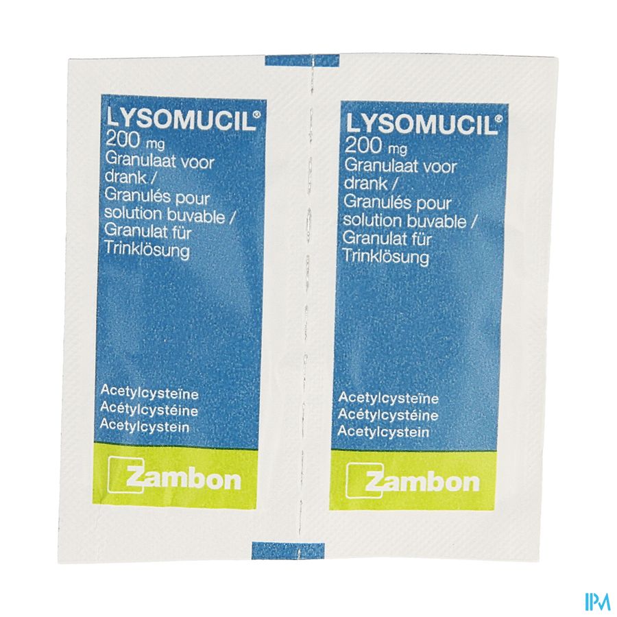 Lysomucil 200 Gran Sach 30 X 200mg