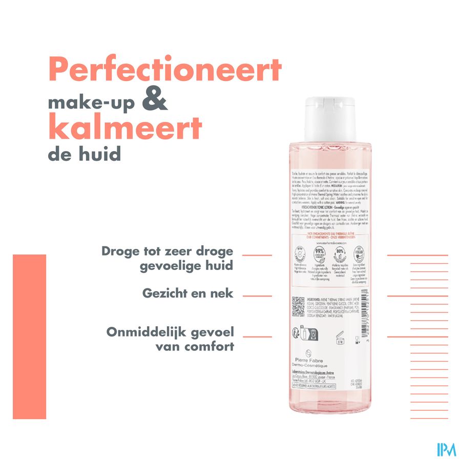 Eau Thermale Avène - Lotion tonique apaisante visage et yeux sensibles