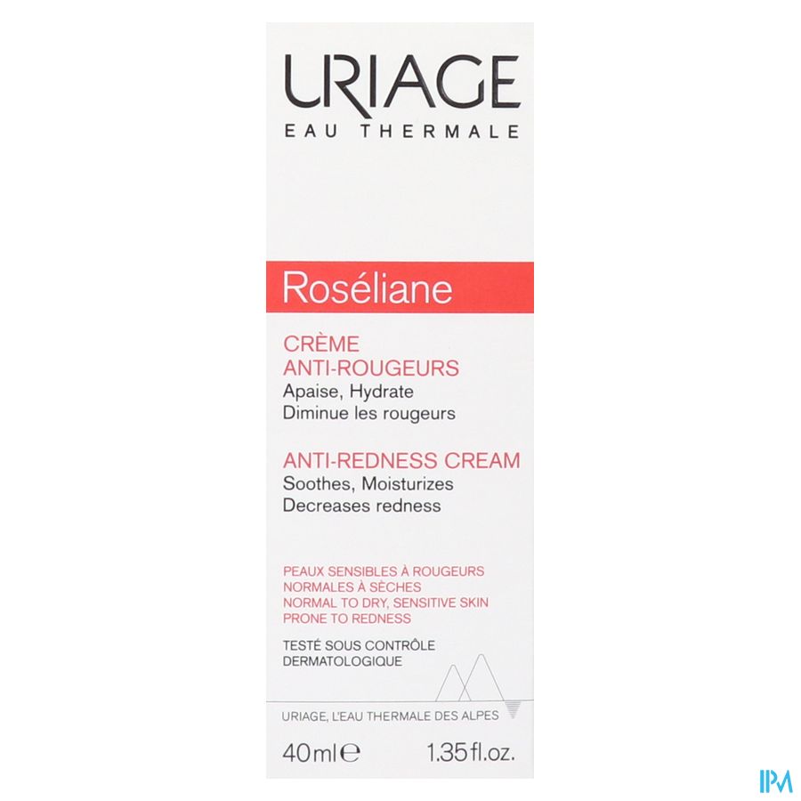 Uriage Roseliane Creme Anti Rougeurs Tube 40ml