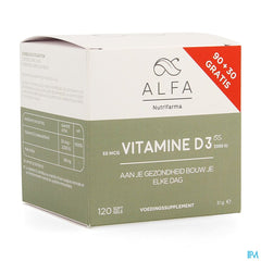 Alfa Vitamine D3 50mcg Softgel 120