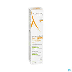 A-DERMA - EPITHELIALE A.H ULTRA SPF50+ CREME REPARATRICE ET PROTECTRICE ANTI-MARQUES - Peaux fragilisées, anti-marques cicatricielles et pigmentaires, post-acte dermatologique ou esthétique superficiel 100ml