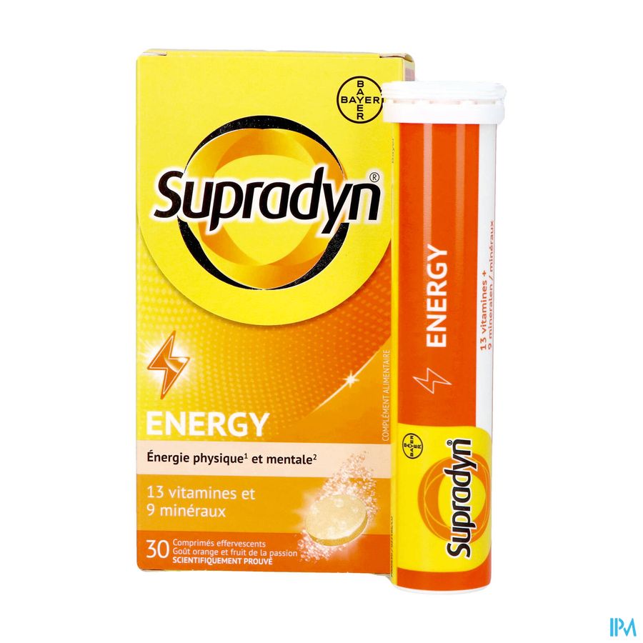 Supradyn Energy Comp Efferv. 30 Nf Rempl.3150257