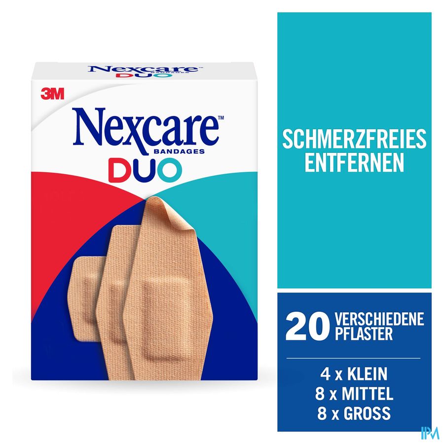 Nexcare 3m Duo Pansement Assortiment 20