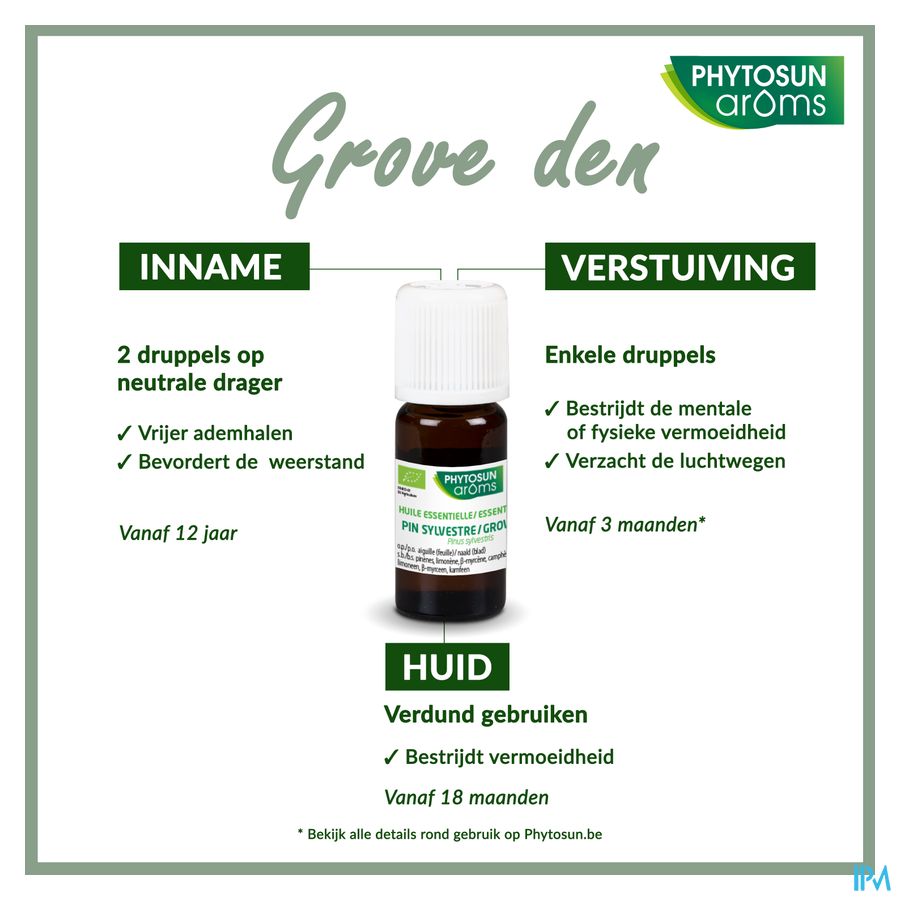 Phytosun® Huile Essentielle Pin sylvestre bio - 5 ml – Voies respiratoires