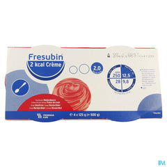 Fresubin 2 Kcal Creme Fraise Pot 4x125g
