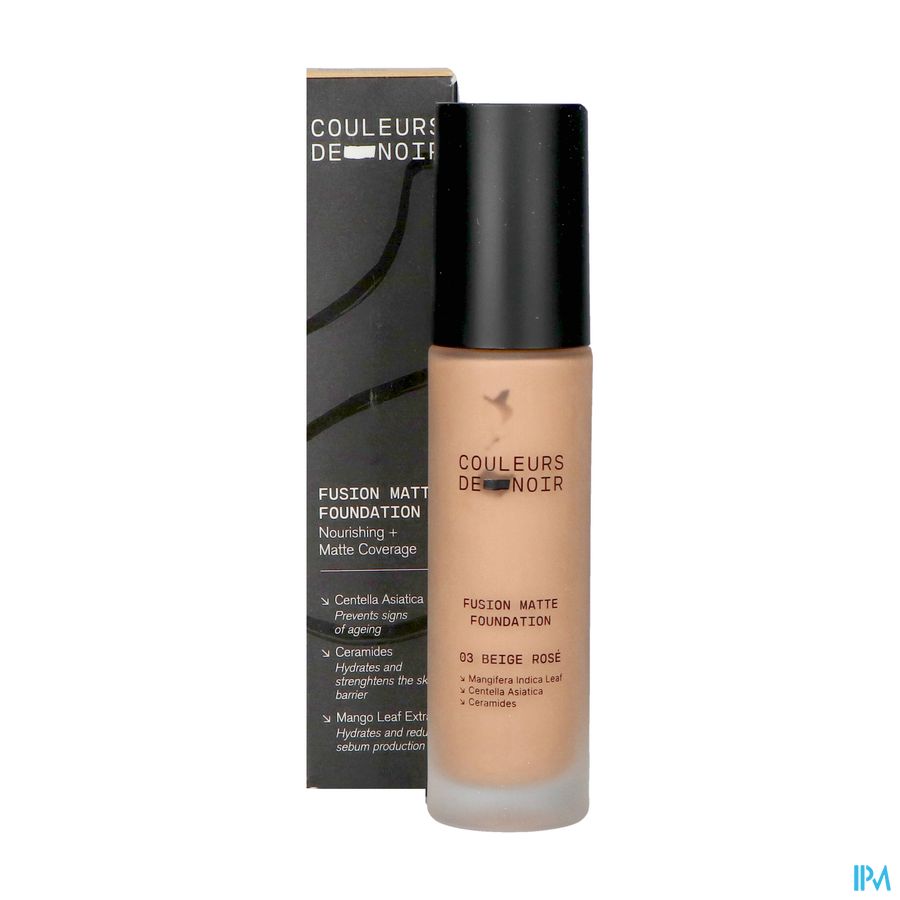 Couleurs De Noir Fus. Matte Fdt 03 B. Rose 30ml