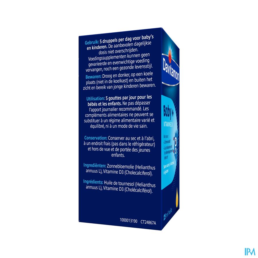 Davitamon® Baby Vitamine D Huile 25 ml