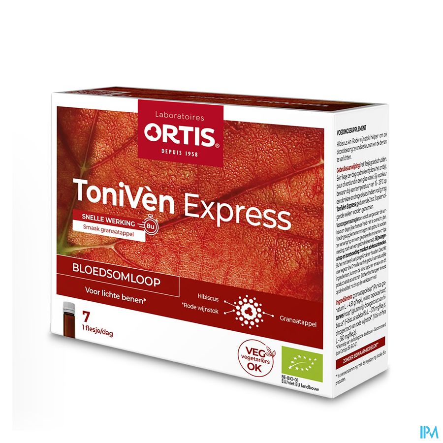 Ortis Toniven Express Monodose Fl 7x15ml