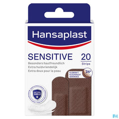 Hansaplast Pansements Sensitive Dark 20