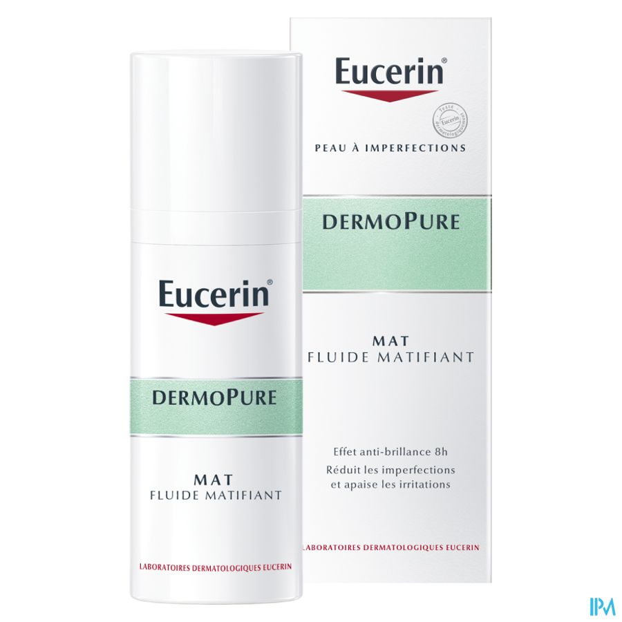 DermoPure MAT Fluide Matifiant Acné Peau à Imperfections avec pompe 50ml