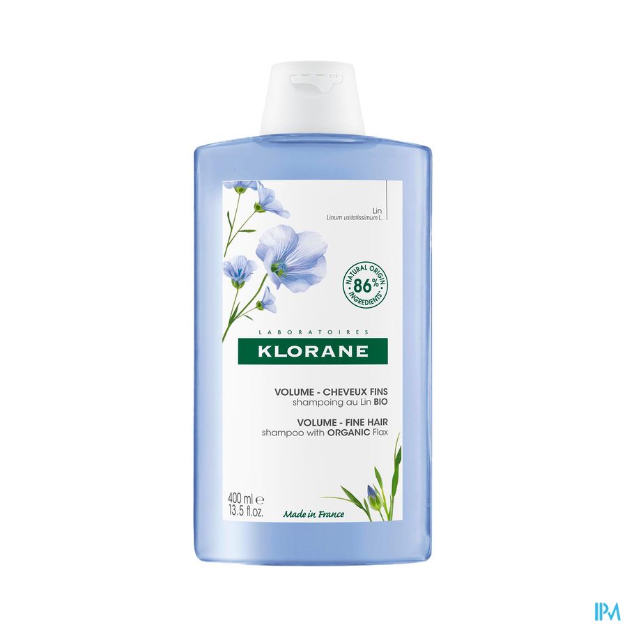 Klorane - Shampoing au Lin BIO - Volume - Cheveux fins