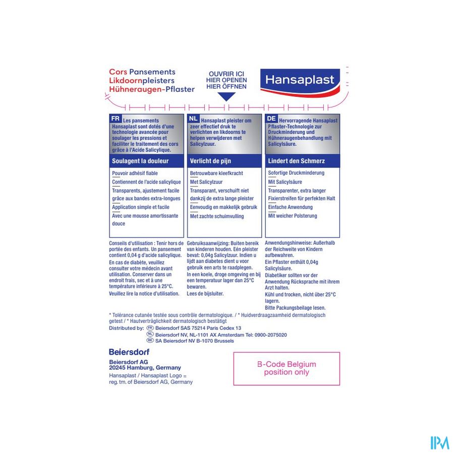 Hansaplast Pansement Cors 8